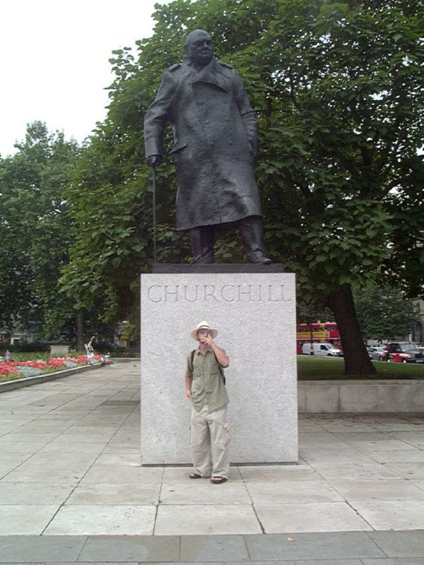 chillin with churchill